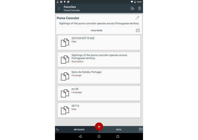 Streamlined research data management with LabTablet, an electronic laboratory notebook – screenshot 2
