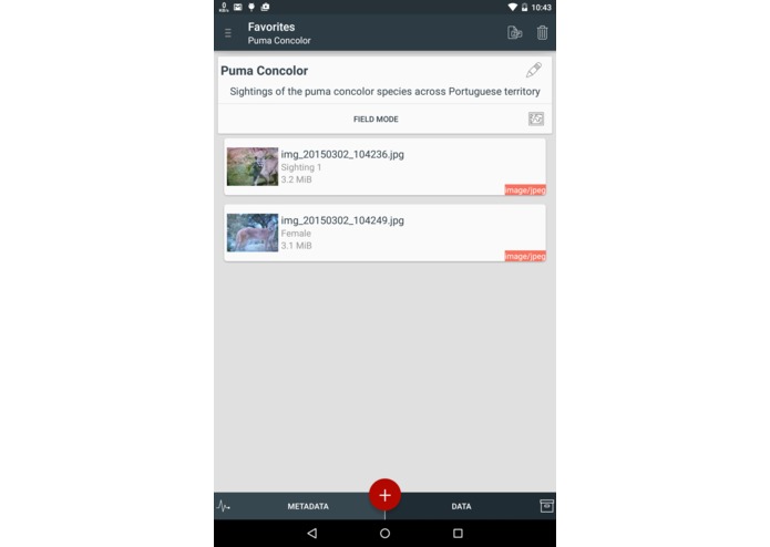 Streamlined research data management with LabTablet, an electronic laboratory notebook – screenshot 3