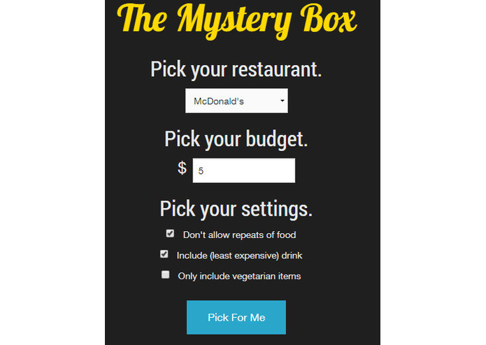 The Fast Food Mystery Box – screenshot 2