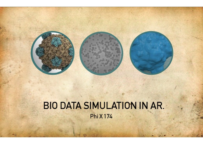 Bio Data Simulation in AR  – screenshot 1