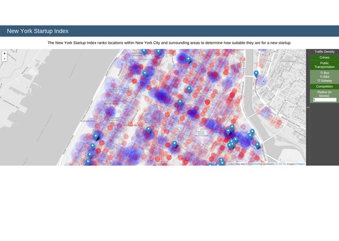 New York Startup Index – screenshot 2