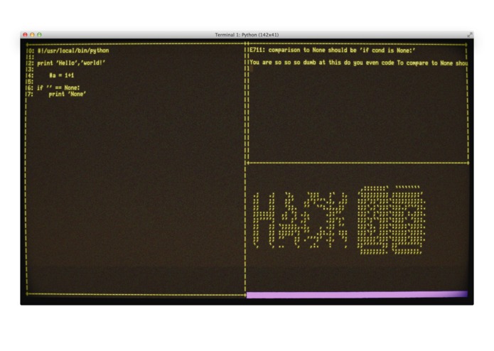 GLaPEP8 – screenshot 1