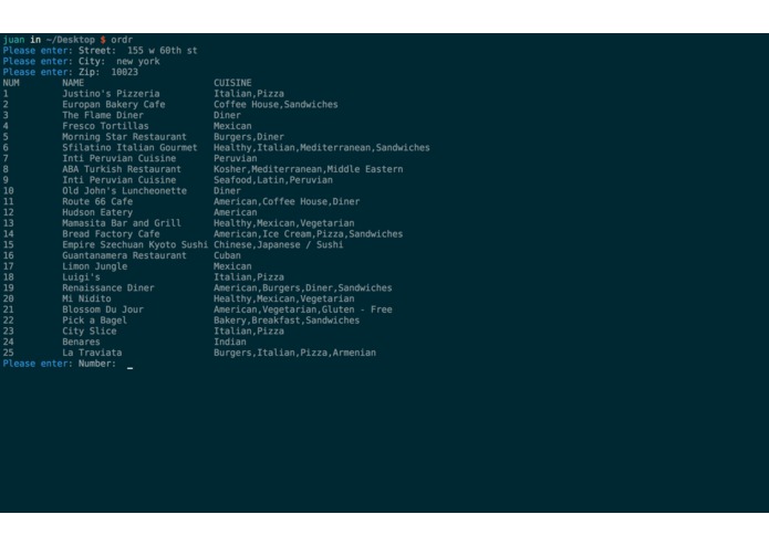 Ordr – screenshot 2