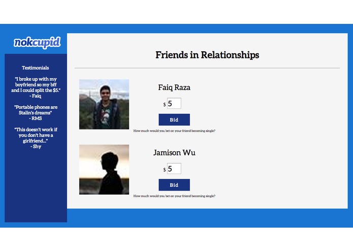 NO-K-Cupid – screenshot 1