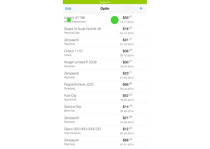 OptIn – screenshot 2
