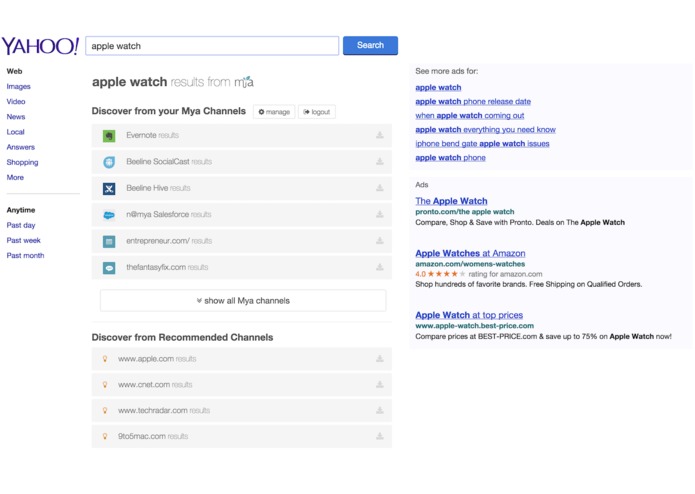 Mya's Extension for Chrome – screenshot 1