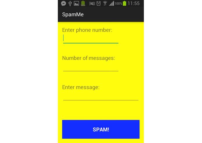 SpamMe – screenshot 1