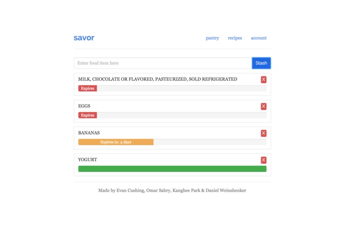 savor – screenshot 1