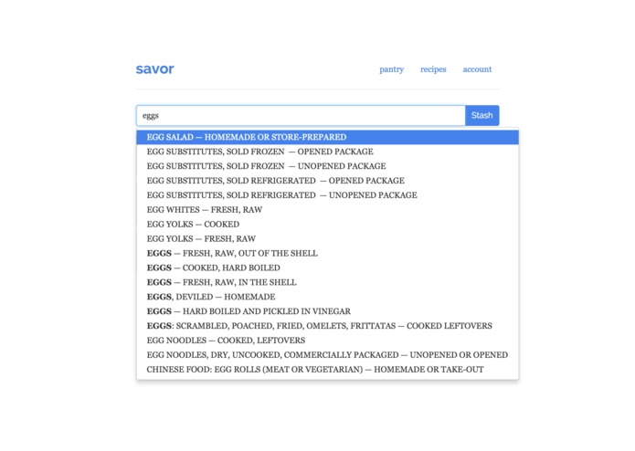savor – screenshot 3