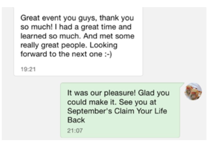 SMS Messenger – screenshot 1
