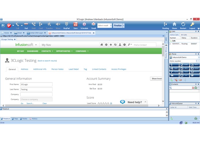 3CLogic Cloud Contact Center Solutions – screenshot 2