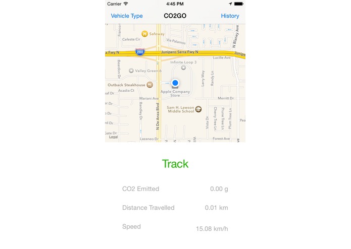 CO2go – screenshot 1