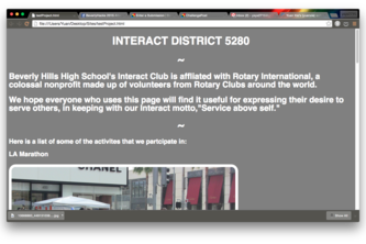 Interact District 5280 Informational Page