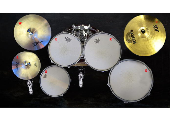 Leap Motion Drum Set – screenshot 1
