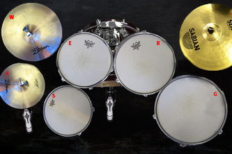 Leap Motion Drum Set