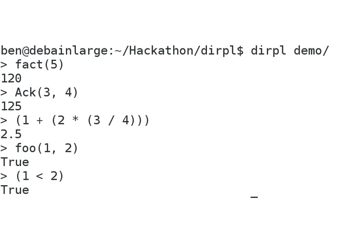 dirpl – screenshot 1