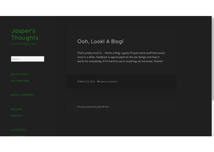 JasperAndrew.com – screenshot 2