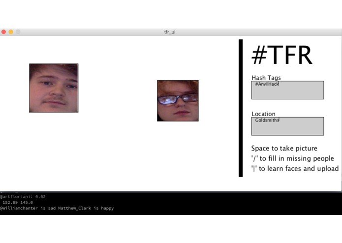 #TFR (Twitter Face Recognition) – screenshot 6