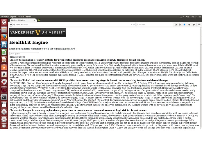 HealthLit Engine – screenshot 2