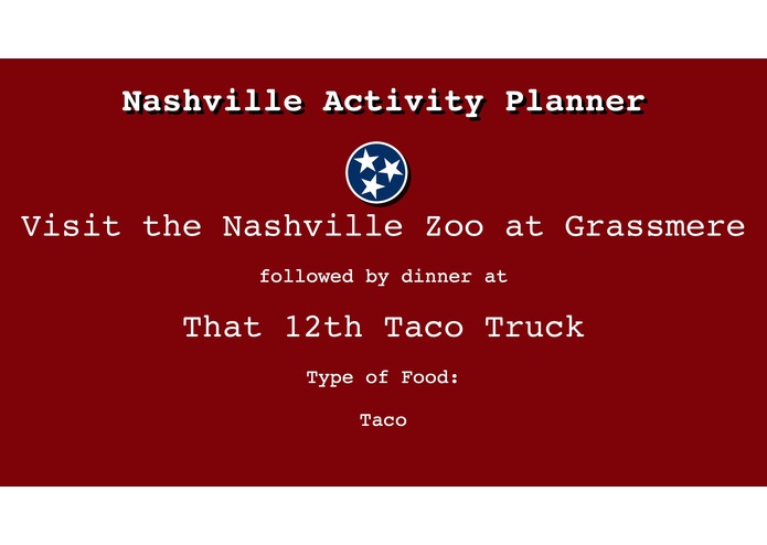 Nashville Activity Planner – screenshot 2