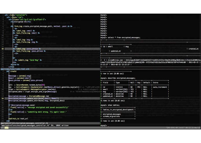 Secure Messaging System – screenshot 1
