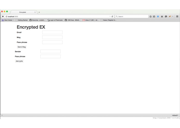 Secure Messaging System – screenshot 2