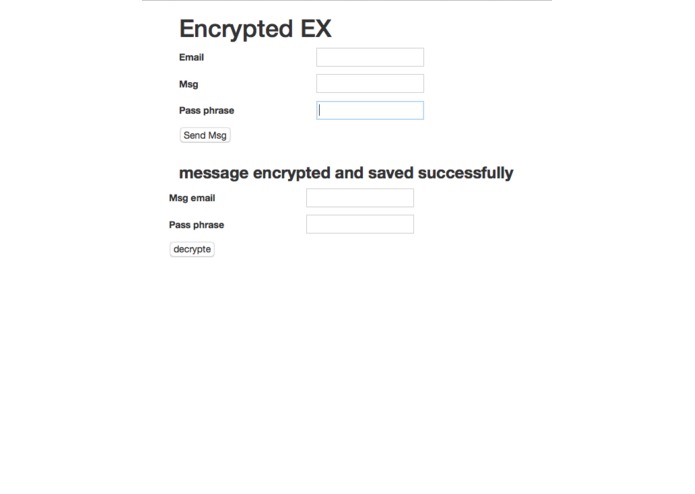 Secure Messaging System – screenshot 3