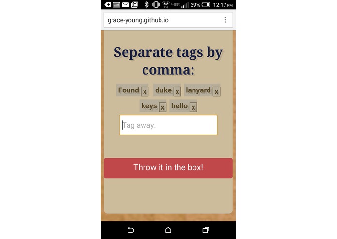 Boxy: A Lost and Found Web App – screenshot 6