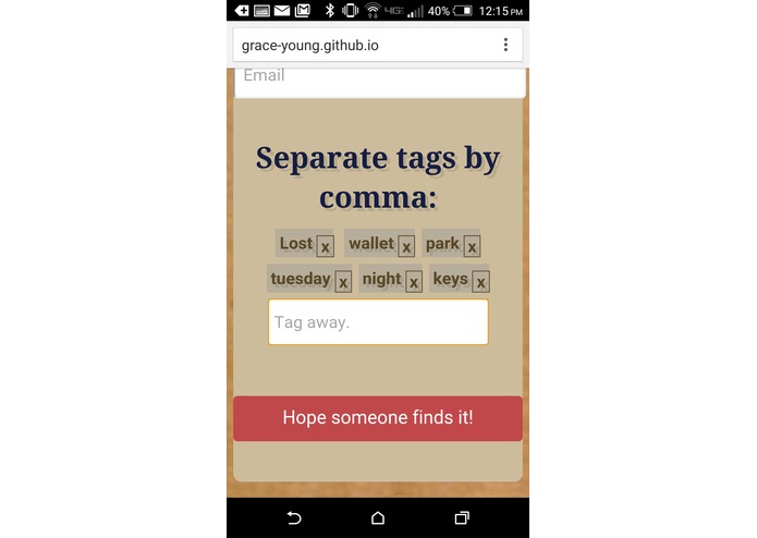 Boxy: A Lost and Found Web App – screenshot 9