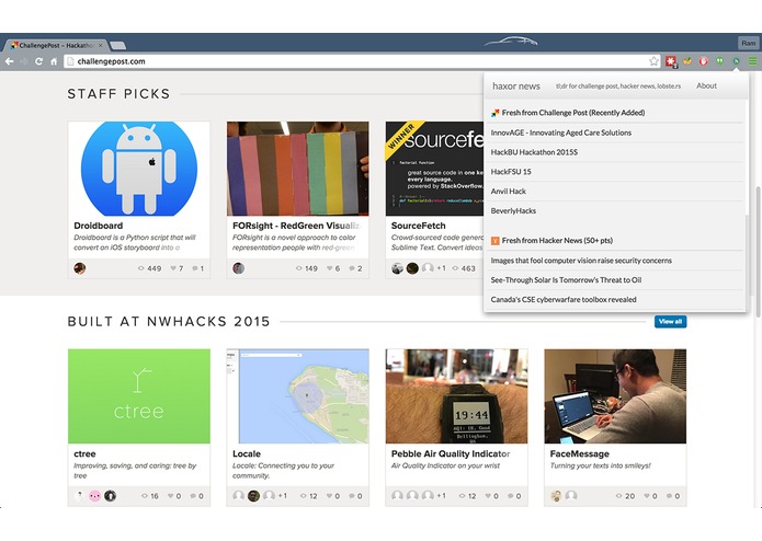 Haxor News – screenshot 1