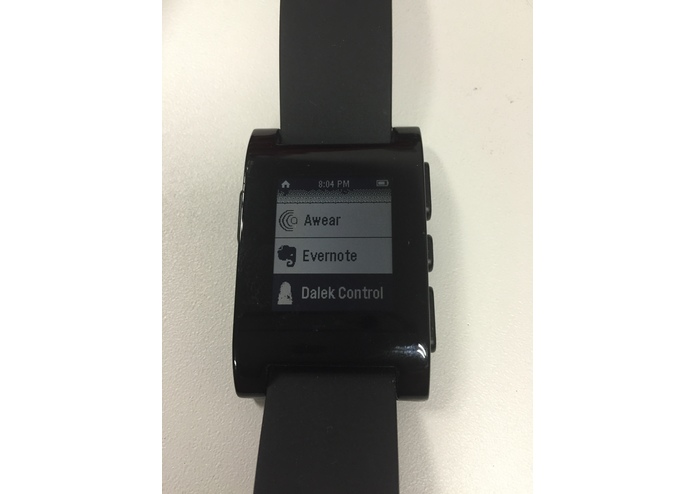 Dalek Interface control with pebble watch – screenshot 4