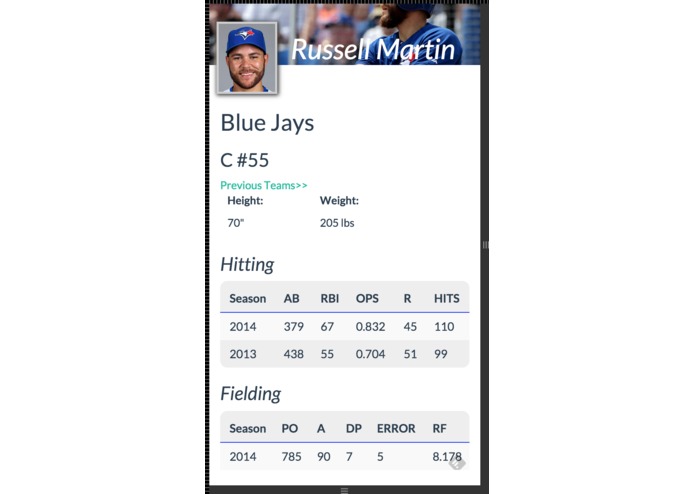 Baseball Card Generator – screenshot 1