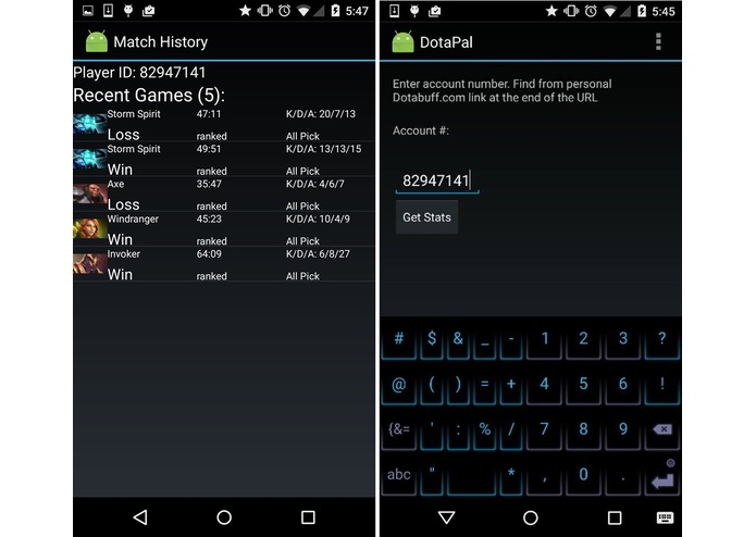 DotaPal – screenshot 1