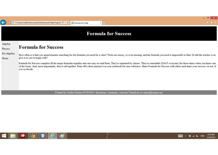 Formula For Success – screenshot 1