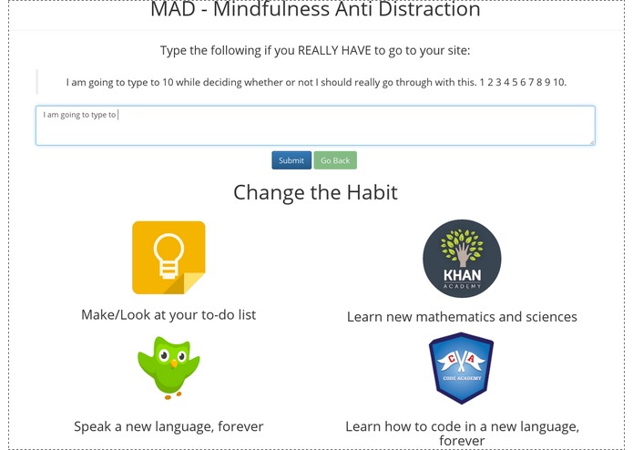 MAD - Mindfulness Anti Distraction – screenshot 2