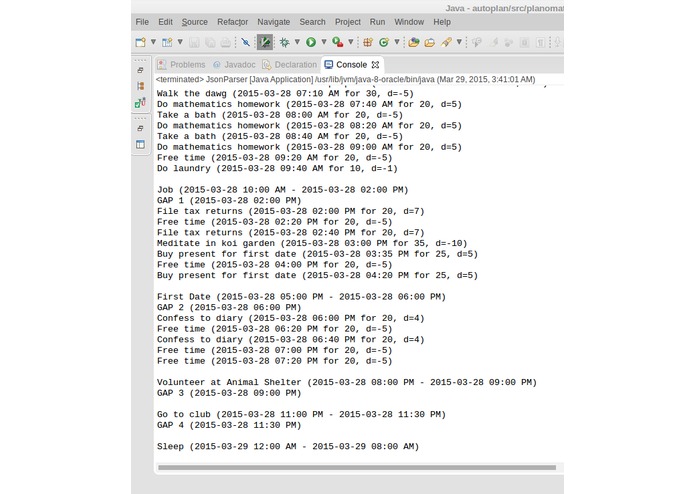 Planomatic – screenshot 1