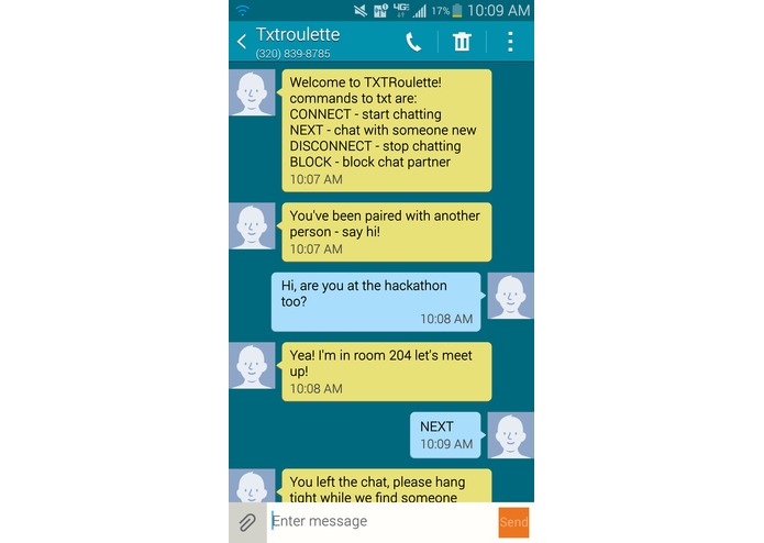 TxtRoulette – screenshot 1