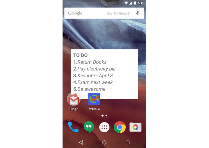 WallToDo – screenshot 1