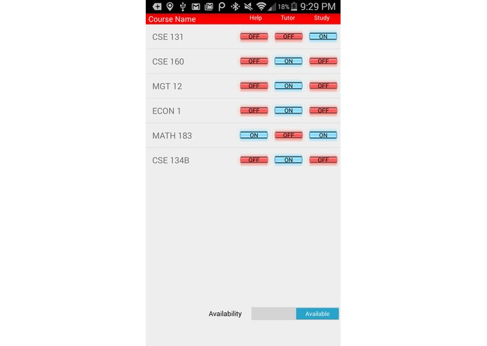 CourseConnection – screenshot 2
