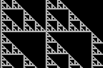 Pebble Sierpinski Triangle Sandbox