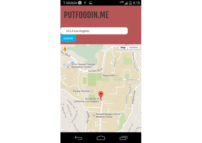 putfoodin.me – screenshot 2