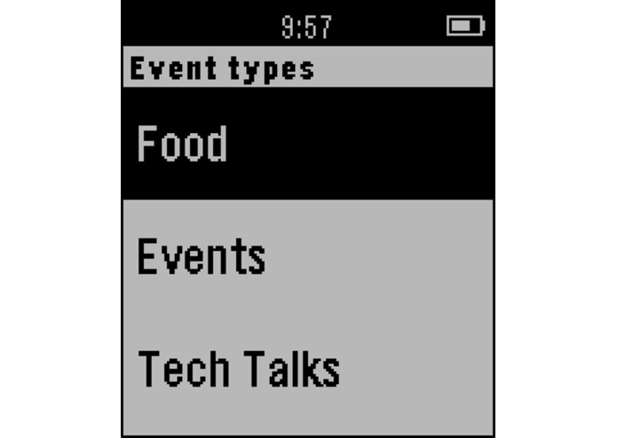 Pebble Hackawatch – screenshot 3