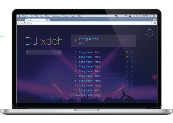 DJ4uand.me – screenshot 2