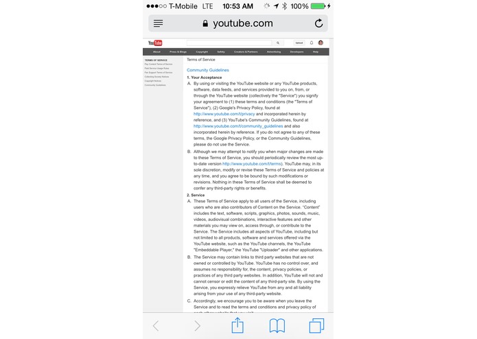 Terms – screenshot 4