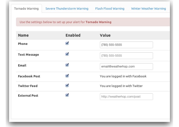 WeatherHop – screenshot 3