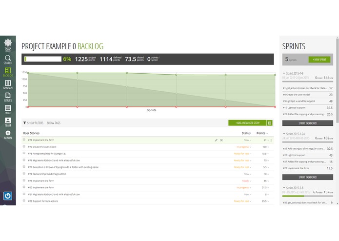 Taiga.io – screenshot 13