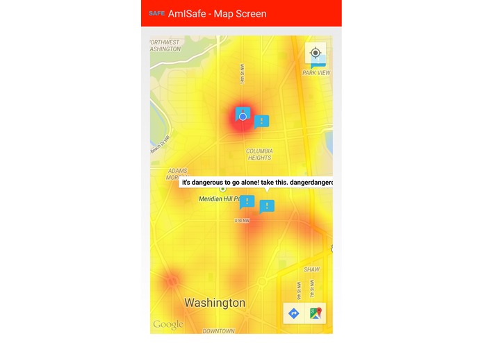 AmISafe – screenshot 3