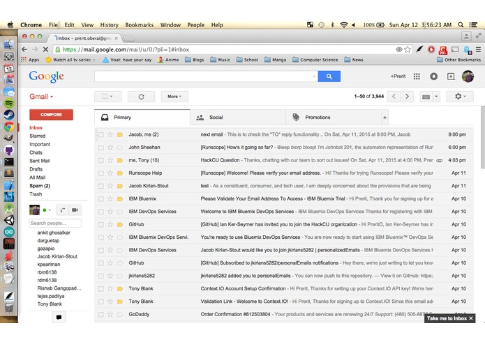 personalEmails – screenshot 5