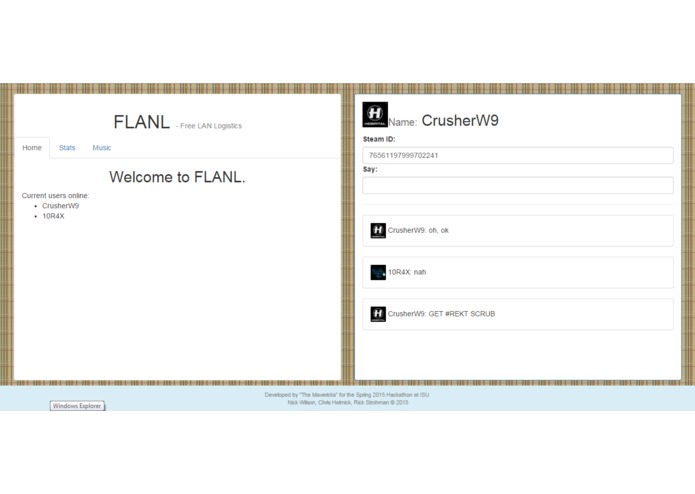FLANL – screenshot 1