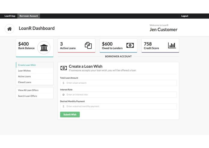 LoanR - Crowd-sourced loans. Decentralized Banking.  – screenshot 2